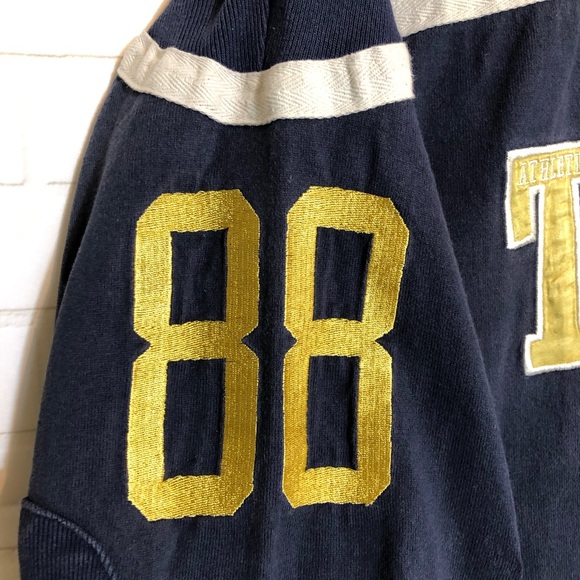 Vintage Tommy Hilfiger Athletics #88 Men's Blue Hockey Long Sleeve Jersey XL - Picture 6 of 15